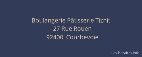 Boulangerie Pâtisserie Tiznit