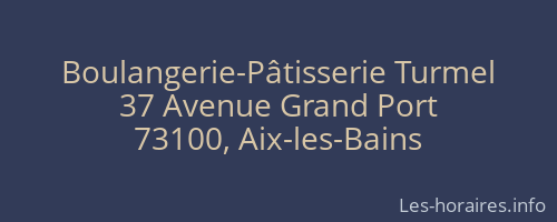 Boulangerie-Pâtisserie Turmel