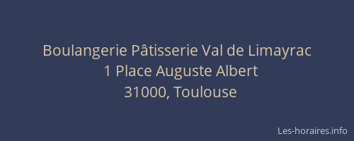 Boulangerie Pâtisserie Val de Limayrac