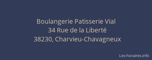 Boulangerie Patisserie Vial