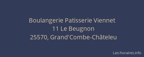 Boulangerie Patisserie Viennet