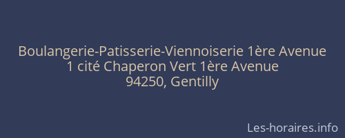Boulangerie-Patisserie-Viennoiserie 1ère Avenue