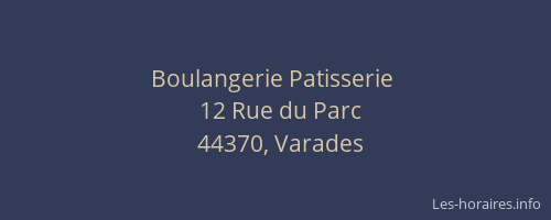 Boulangerie Patisserie 