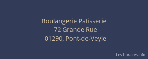 Boulangerie Patisserie