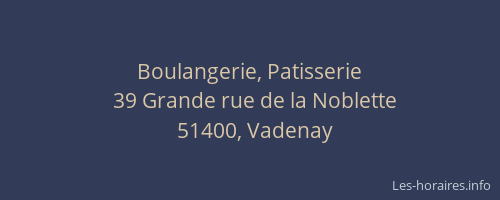 Boulangerie, Patisserie