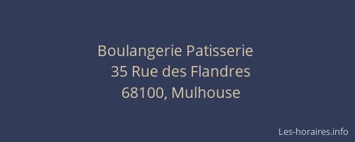 Boulangerie Patisserie 
