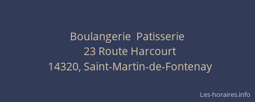 Boulangerie  Patisserie