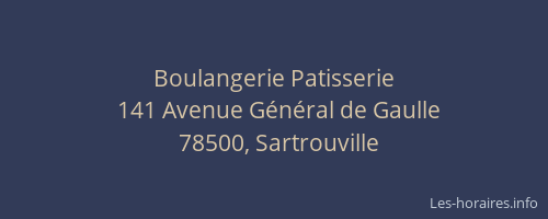 Boulangerie Patisserie