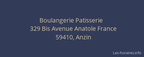 Boulangerie Patisserie 