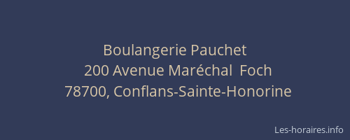 Boulangerie Pauchet