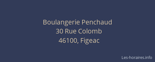 Boulangerie Penchaud