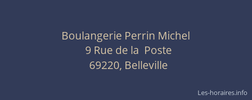 Boulangerie Perrin Michel
