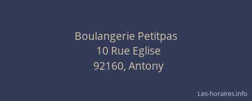 Boulangerie Petitpas