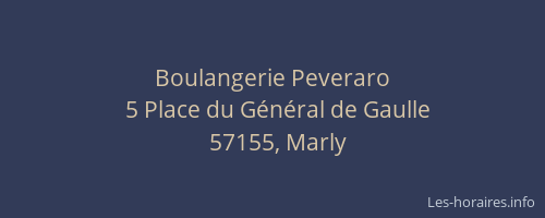 Boulangerie Peveraro