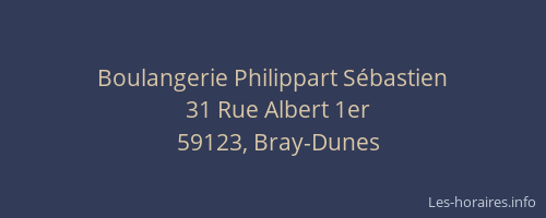 Boulangerie Philippart Sébastien