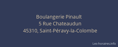 Boulangerie Pinault