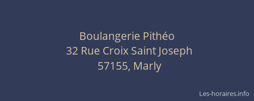 Boulangerie Pith&eacute;o