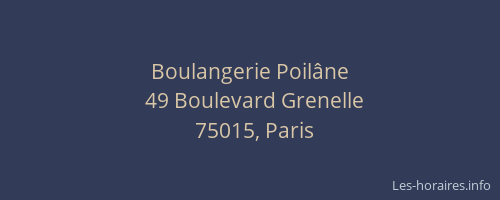 Boulangerie Poilâne