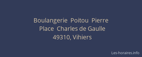 Boulangerie  Poitou  Pierre