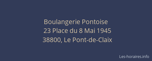 Boulangerie Pontoise