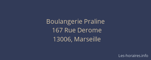 Boulangerie Praline