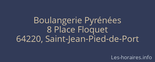 Boulangerie Pyrénées