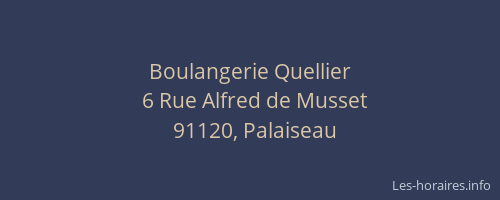 Boulangerie Quellier