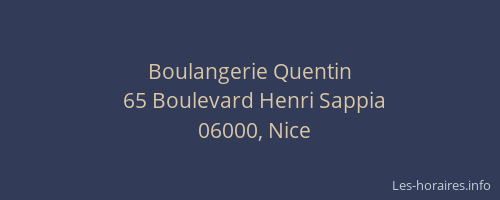 Boulangerie Quentin