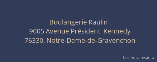 Boulangerie Raulin