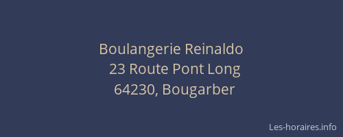 Boulangerie Reinaldo