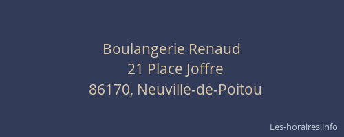 Boulangerie Renaud
