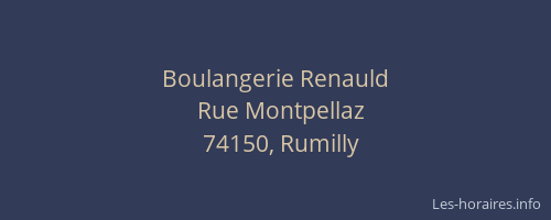 Boulangerie Renauld