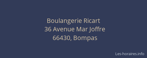 Boulangerie Ricart