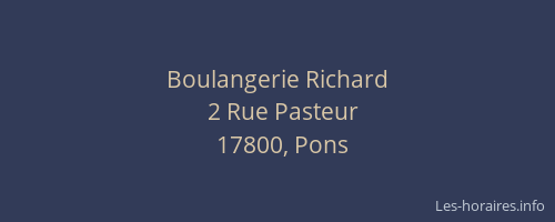 Boulangerie Richard