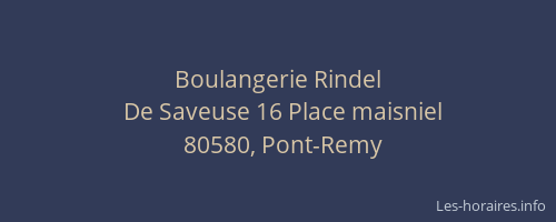 Boulangerie Rindel