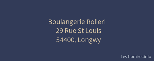 Boulangerie Rolleri