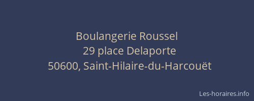 Boulangerie Roussel