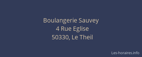 Boulangerie Sauvey