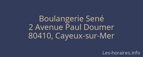 Boulangerie Sené