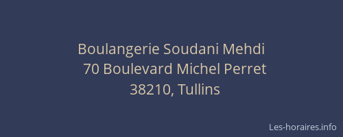 Boulangerie Soudani Mehdi