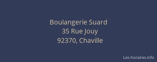 Boulangerie Suard