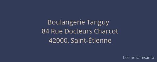 Boulangerie Tanguy