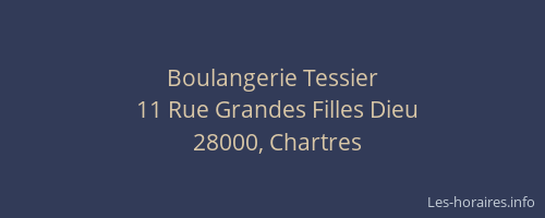 Boulangerie Tessier