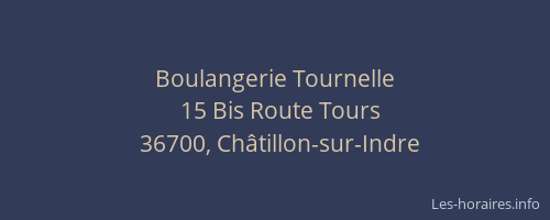 Boulangerie Tournelle