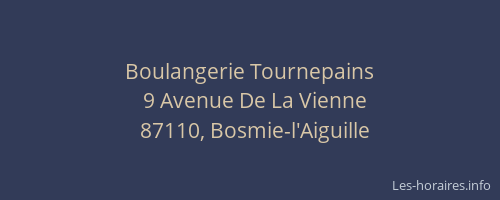 Boulangerie Tournepains