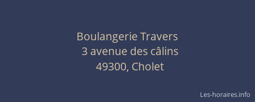 Boulangerie Travers