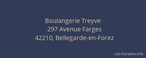 Boulangerie Treyve