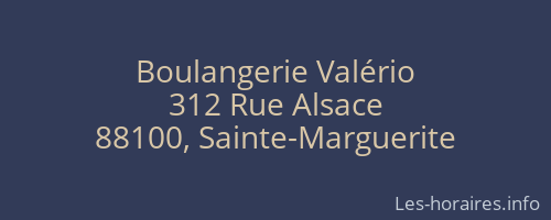 Boulangerie Valério