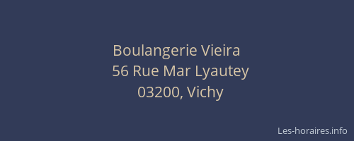 Boulangerie Vieira