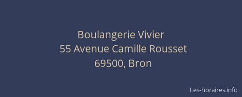 Boulangerie Vivier